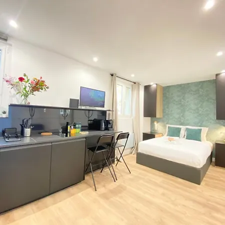 Apartment Guestready - Sleek Emerald Escape In The 13th Arr.